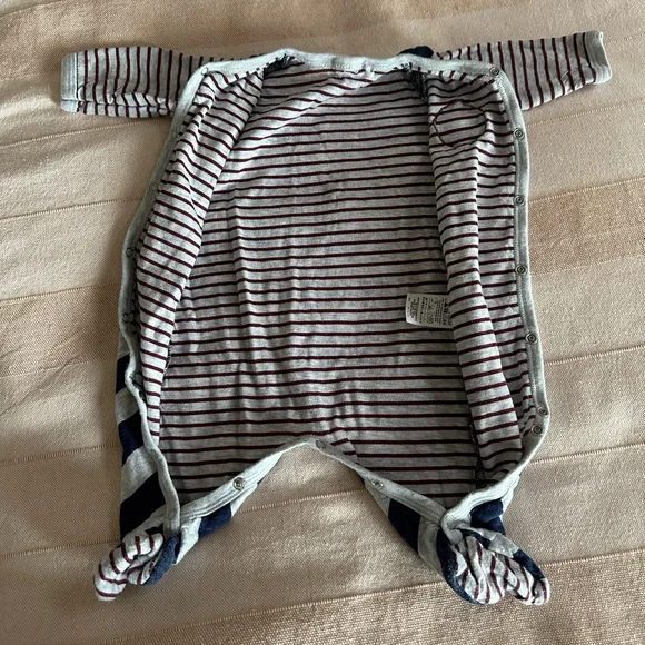 Petit Bateau Organic Cotton Babygrow - Picture 3 of 4